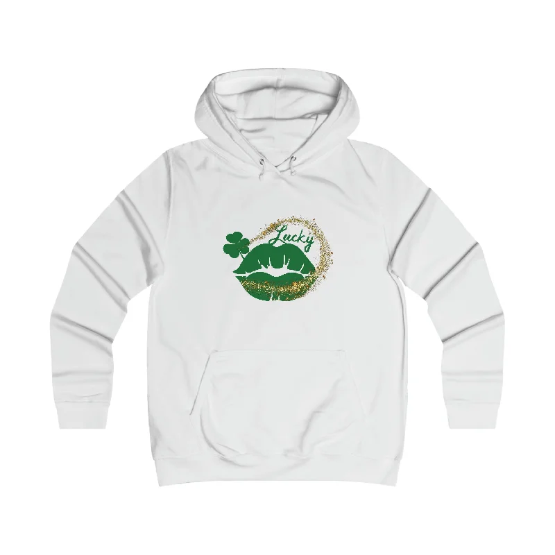 Lucky Irish Kenya 2015 Rob Irish Girlie College Hoodie