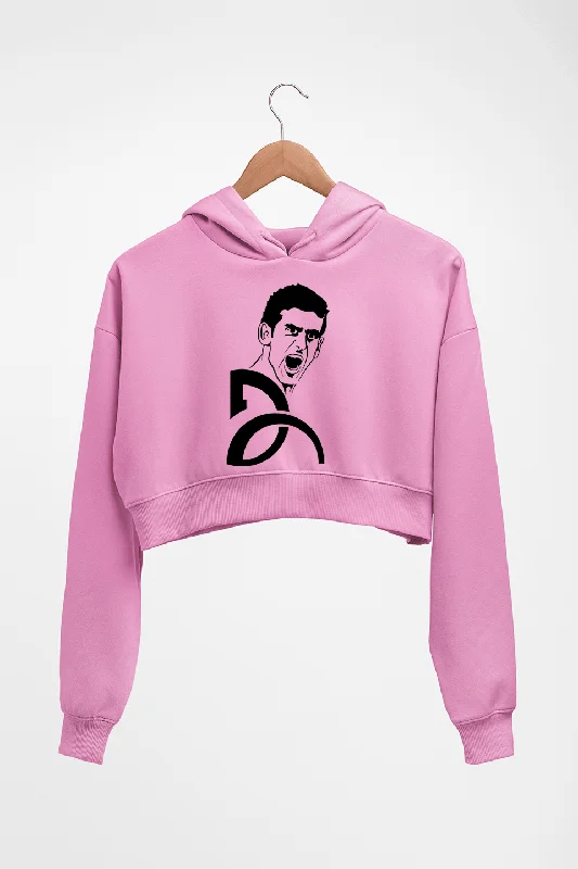 Novak Djokovic Crop HOODIE FOR WOMEN