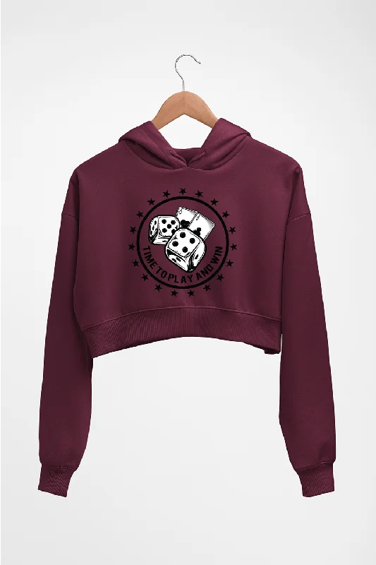 Poker Crop HOODIE FOR WOMEN