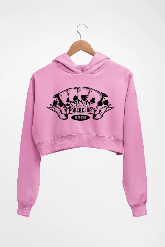 Poker Crop HOODIE FOR WOMEN