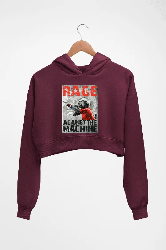 Rage Against The Machine Crop HOODIE FOR WOMEN