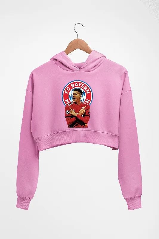 Robert Lewandowski Crop HOODIE FOR WOMEN