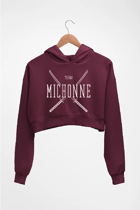 Team Michonne Crop HOODIE FOR WOMEN