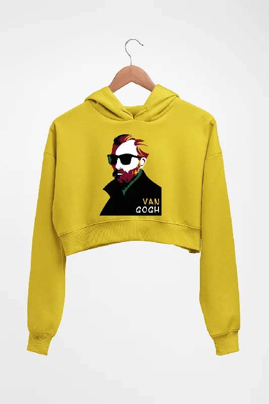 Vincent van Gogh Crop HOODIE FOR WOMEN