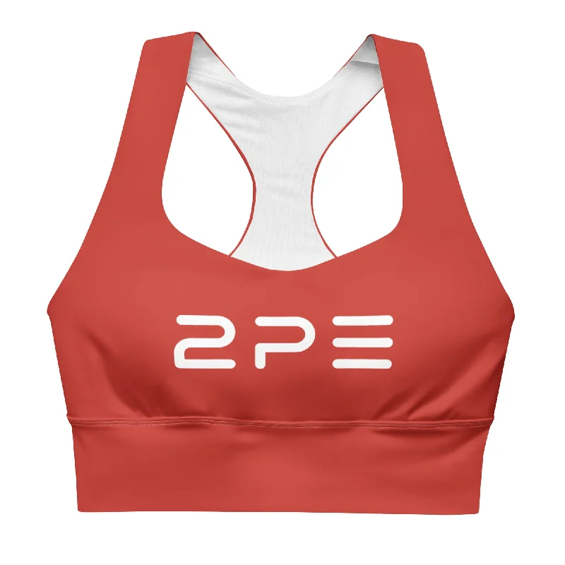 Compression sports bra - Red