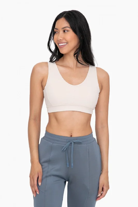 MONO B BRONZE Newport Cutout Performance Sports Bra