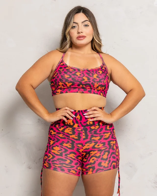 Pink Leopard Sports Bra