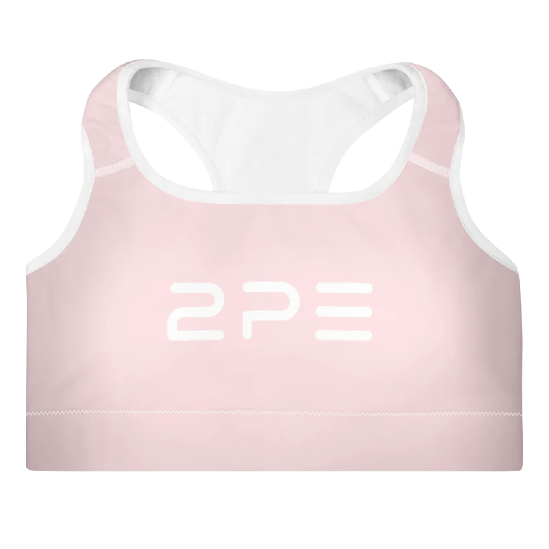 Pink Padded Sports Bra