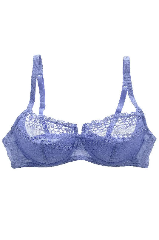 ESSENCE Light Purple Lace Balcony Bra