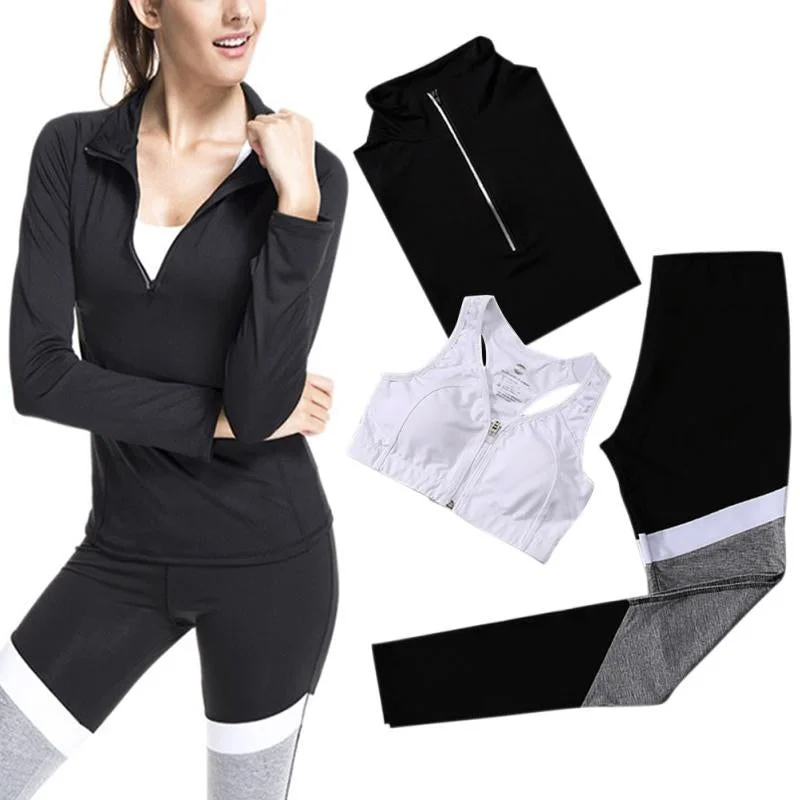 Yoga Work Out Set - Sports Bra + Tracksuit Set