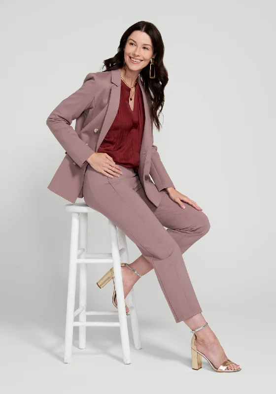 Monroe Crop Trouser | Straight (Lilac Dusk)