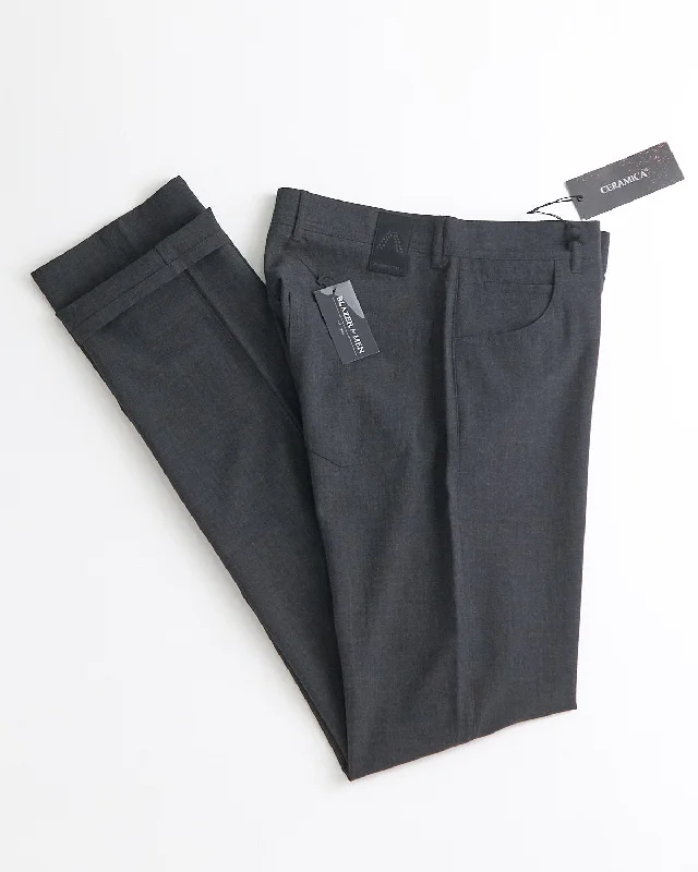 Grey 'stone' Modern Fit Ceramica 5 Pocket Tech Dress Pants