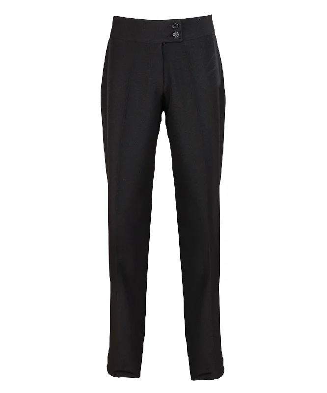 Black - Iris straight leg trousers