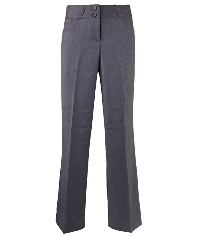 Charcoal - Women's Icona wide leg trousers (NF12)