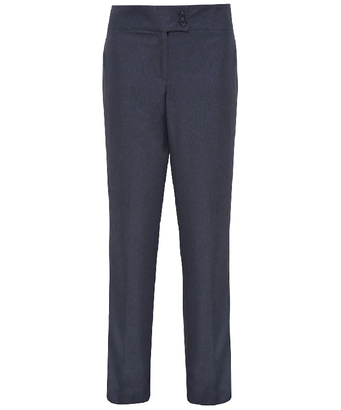 Heather Black - Iris straight leg trousers