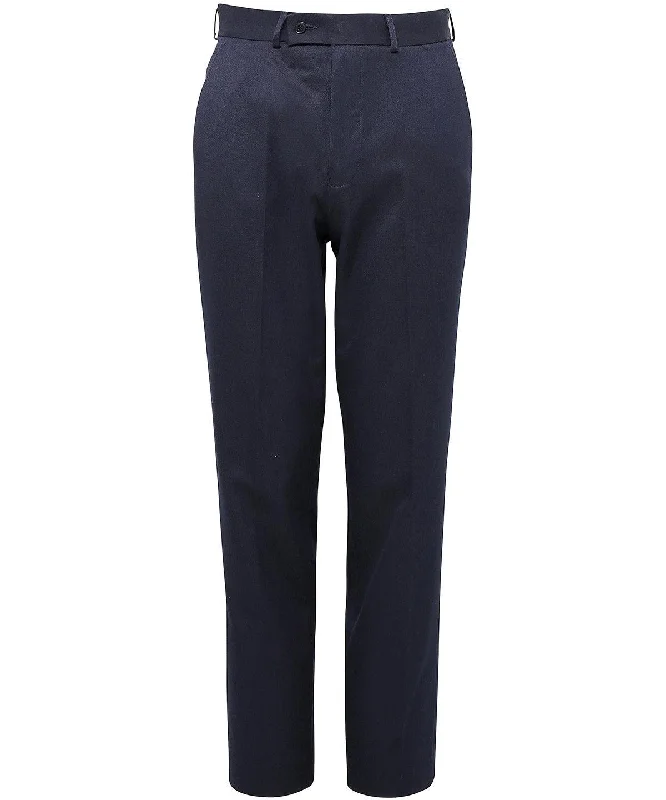 Navy - Apollo flat front trousers