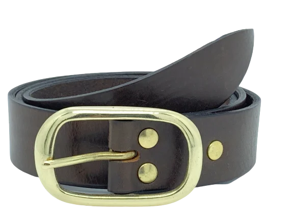 1.25 Inch Leather Trouser Belt