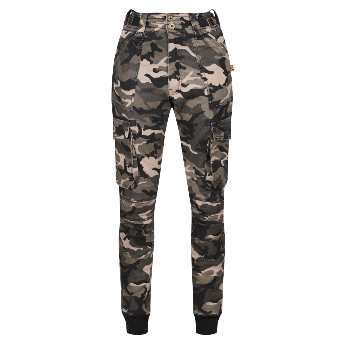 MotoGirl Lara Cargo trousers in Camo