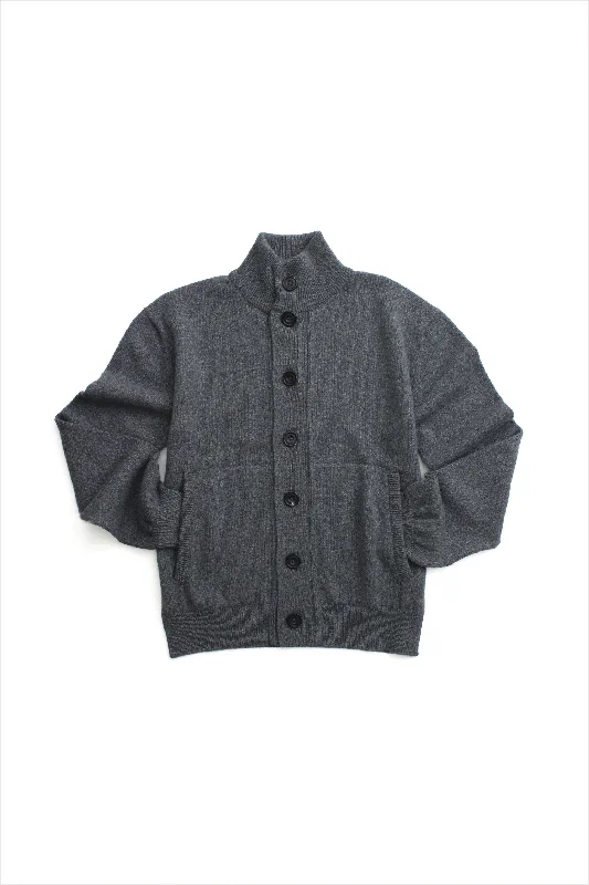 Begg x Co Bullit Cardigan Grey