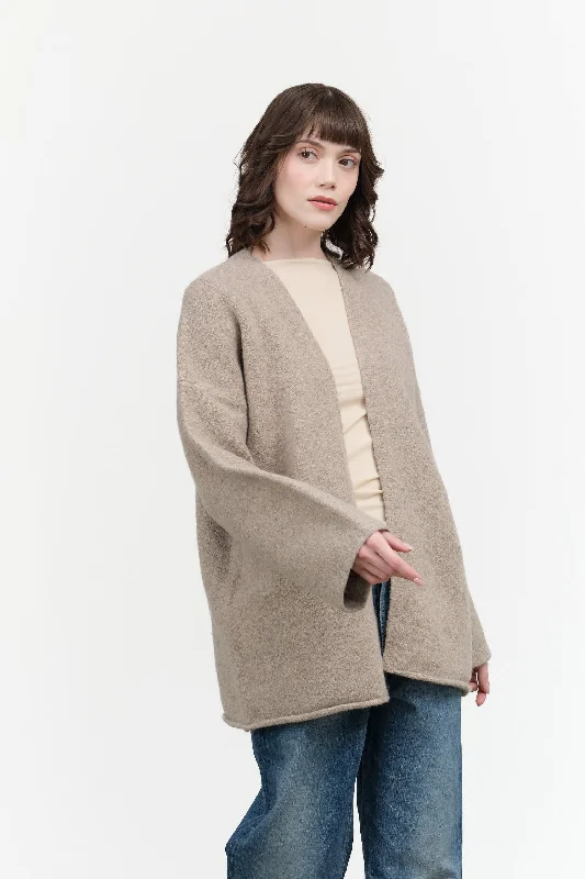 Open Cardigan in Dust